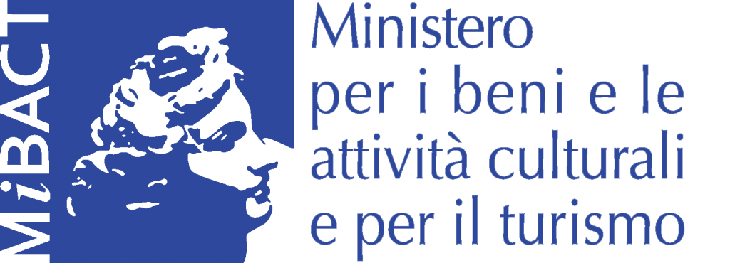 This image has an empty alt attribute; its file name is Logo-MiBACT-2019-1024x370.png